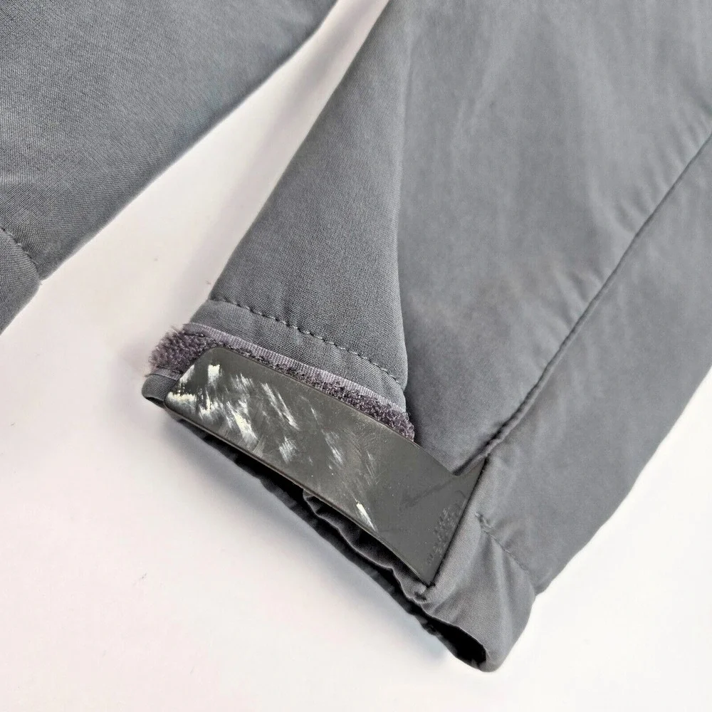 The North Face Gray Black Blue Liner Full Zip Softrock‎ Jacket Size Small